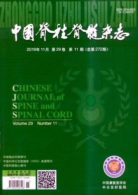 中国脊柱脊髓杂志